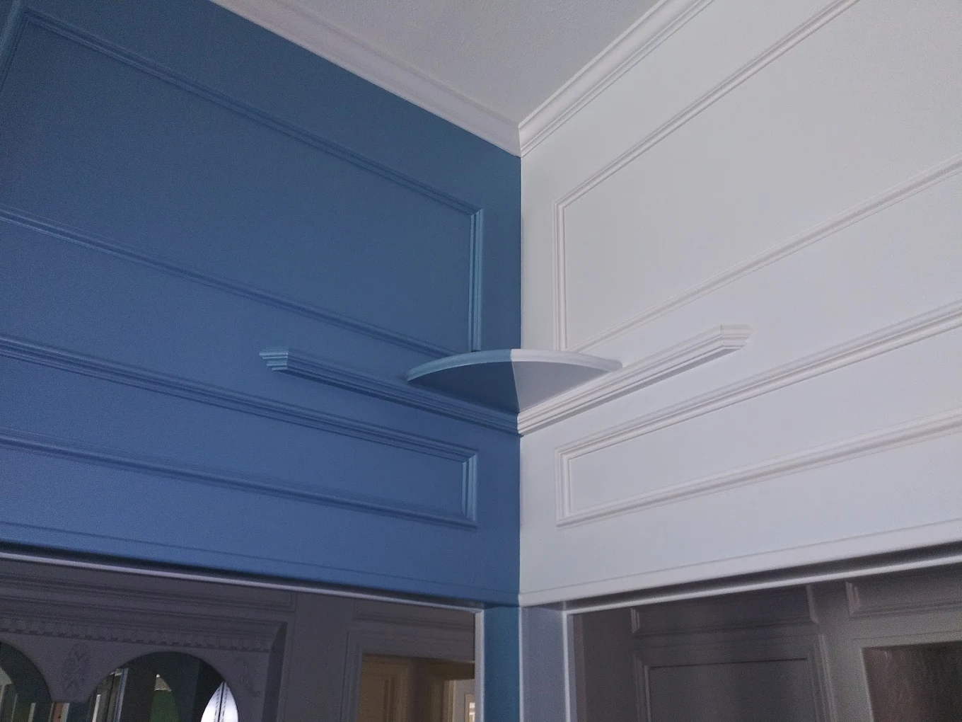Interior Panel Molding — Wainscoting and wall finish by Jabes Painting